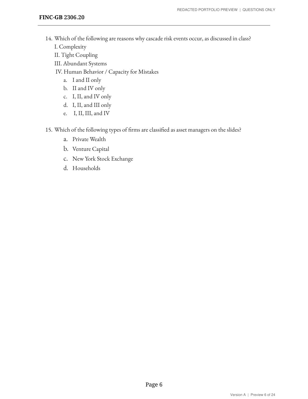 Midterm, version A, page 6